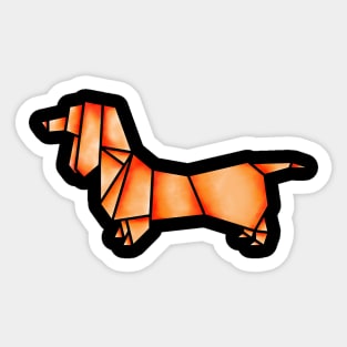Origami Dog Sticker
